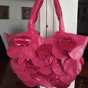 Minor History Pink Handbag Fancy Sequins